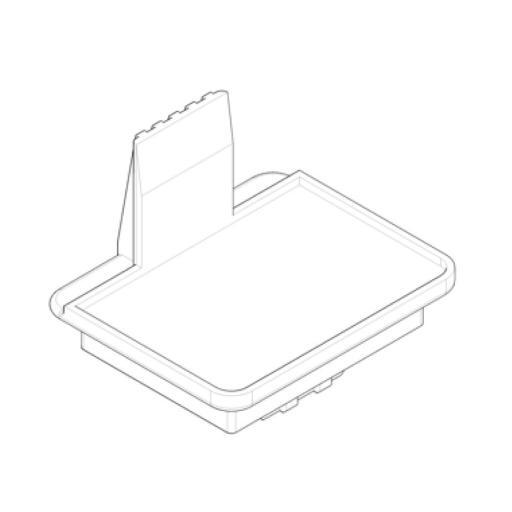 Centering supports with paddle 